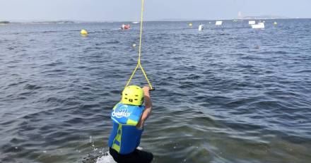 MARSEILLAN - On a testé pour vous :  KITHAU - Les sports de glisse au bord de l'étang