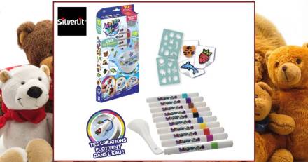  - Siverlit - Water Art – 10 feutres et papiers autocollants