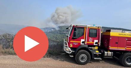 Frontignan - VIDEO - Dernières nouvelles de l'incendie de Gigean - 300 ha partis en fumée - 600 pompiers mobilisés