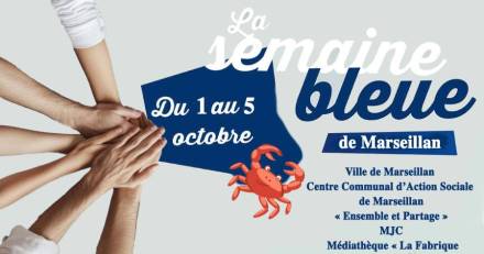 MARSEILLAN - La Semaine Bleue 2024 : Demandez le programme complet !