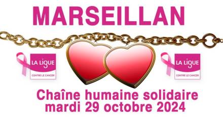 MARSEILLAN - Octobre Rose : Chaîne humaine solidaire le mardi 29 octobre 2024 de 11:00 à 11:45