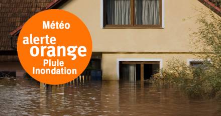 Hérault - VIGILANCE ORANGE Pluie inondation sur l' Hérault