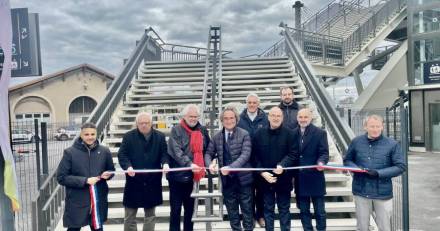 BASSIN DE THAU - Inauguration de la passerelle et des quais accessibles : la gare de Sète se modernise